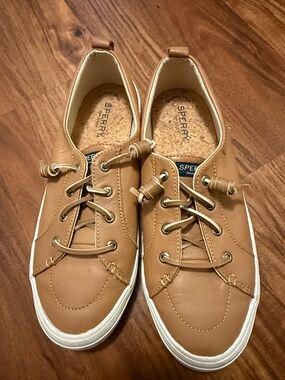 Sperry Tan Leather Women’s Sneakers
